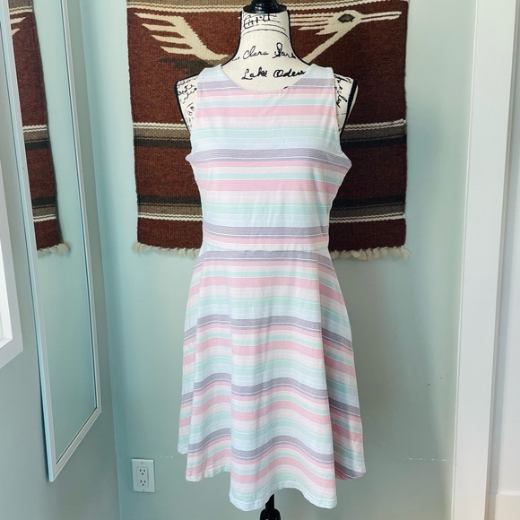 Pact Dresses & Skirts - Pact Organic🌿Candy Striped Tank Dress